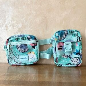 Vera Bradley ReActive Belt Bag Sling in Paisley Wave Fish